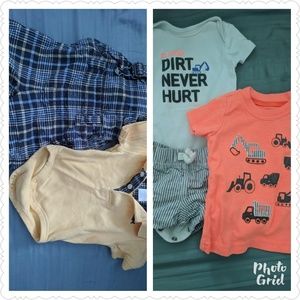 2 outfit 0-3 month lot